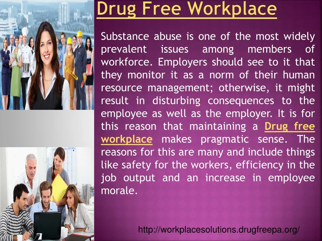 drug free workplace