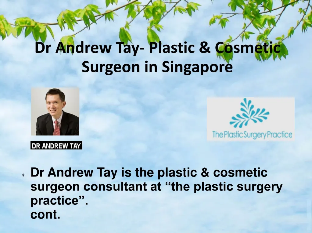 dr andrew tay plastic cosmetic surgeon in singapore