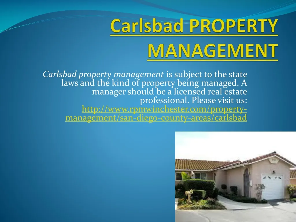 carlsbad property management