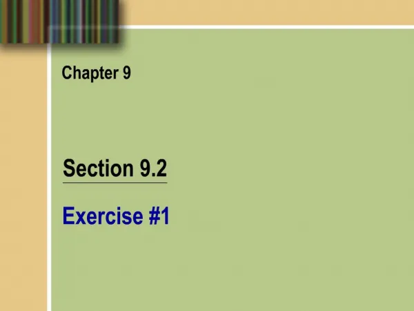 Section 9.2