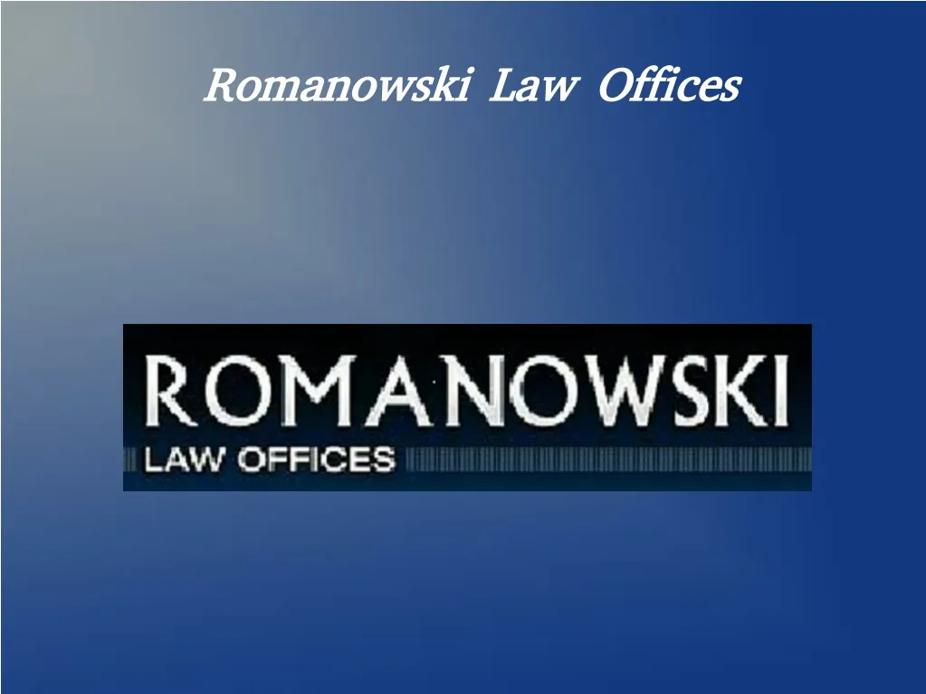 romanowski law offices