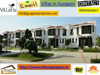 Villas in Gurgaon - slide 1
