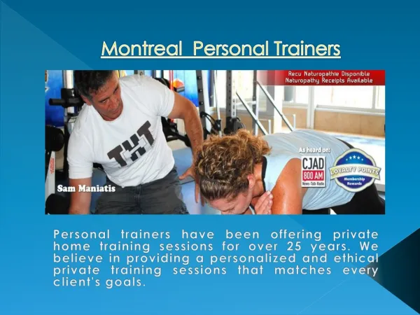 Montreal Personal Training