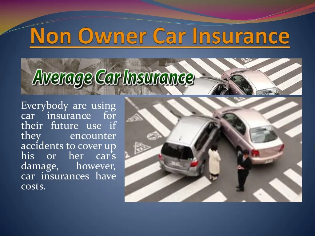 non owner car insurance