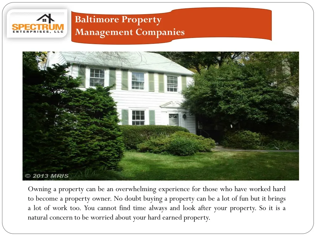 baltimore property management companies