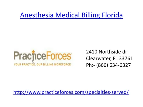 Anesthesia Billing Service Florida