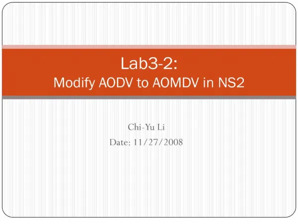 lab3-2: modify aodv to aomdv in ns2