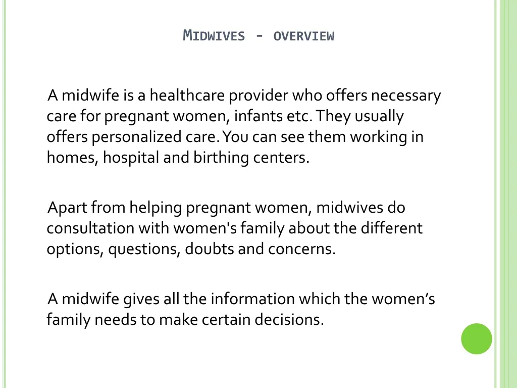 midwives overview