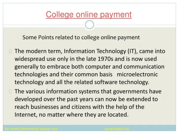 Latest news Related to how to submited college online payme