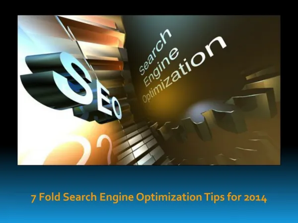 7 Fold On Page Search Engine Optimization Tips for 2014