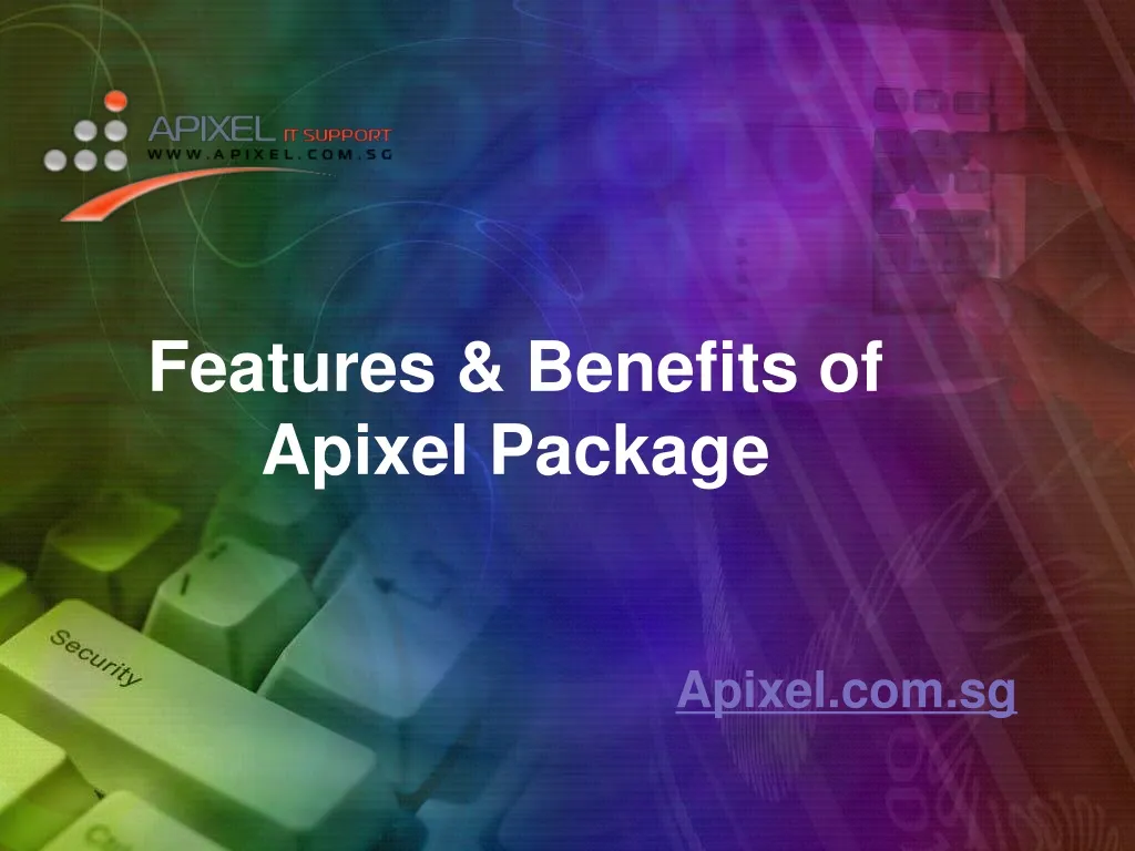 features benefits of apixel package