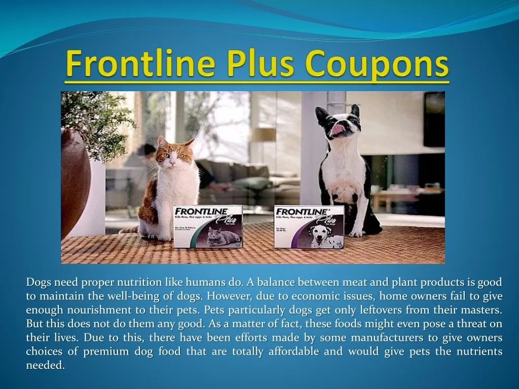 frontline plus coupons
