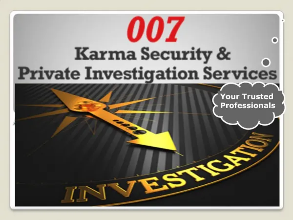 Private Investigator Singapore - Karma Security Agency