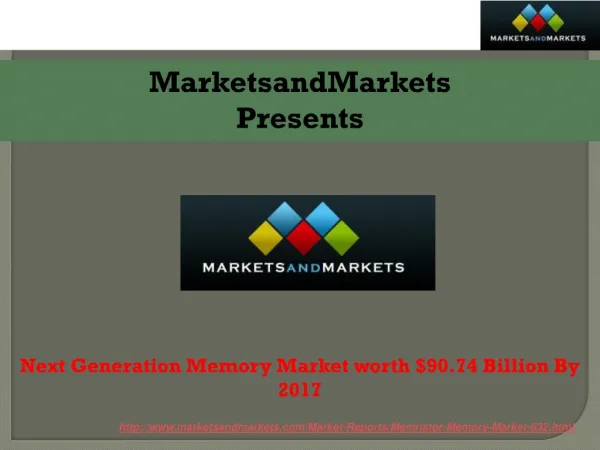 Research Report on Next Generation Memory Market