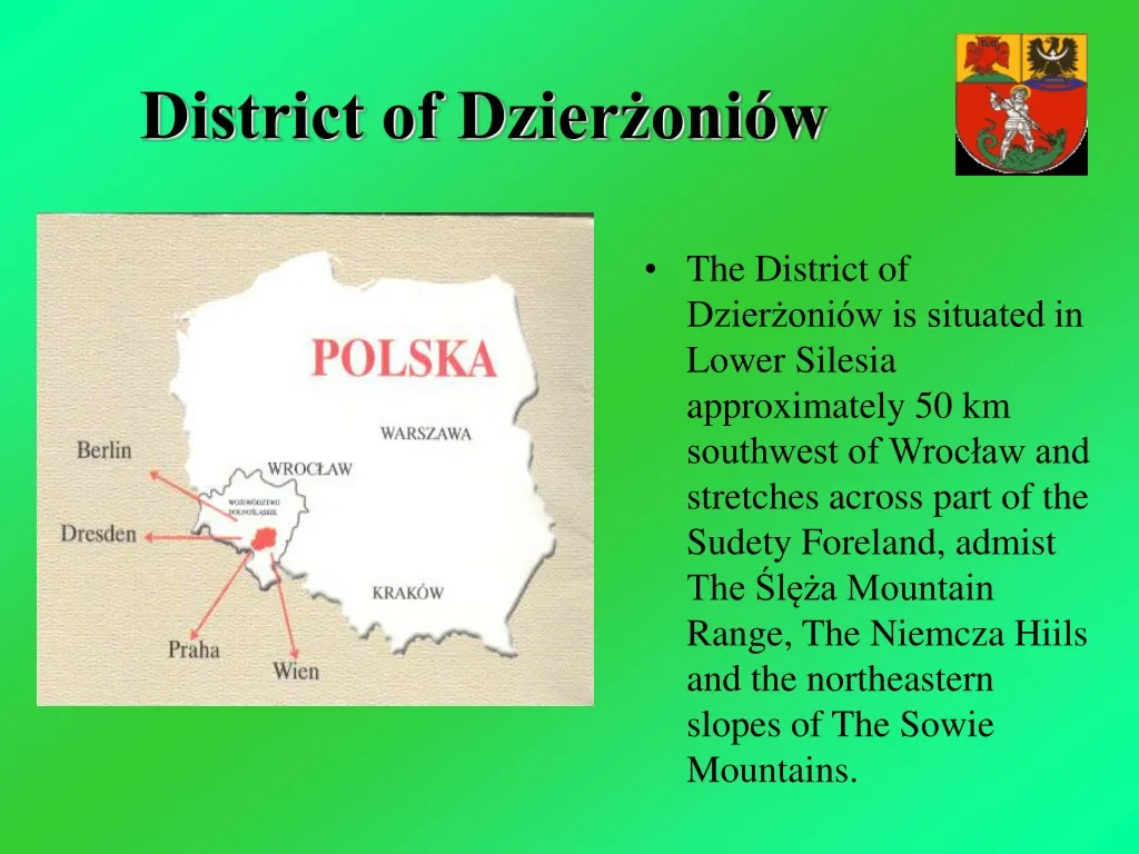 district of dzier oni w
