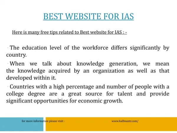 Best Website for IAS