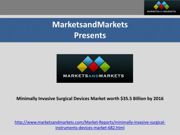 Minimally Invasive Surgical Devices Market worth $35.5 Billi