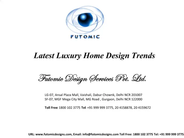 Latest Luxury Home Design Trends