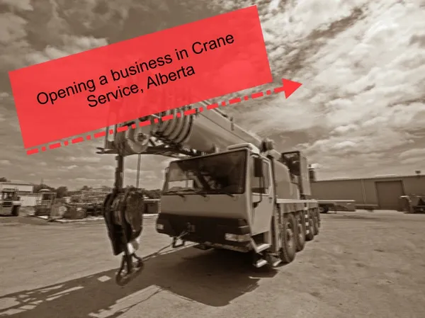 Opening a business in Crane Service, Alberta