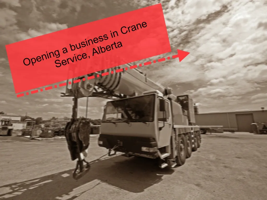 opening a business in crane service alberta