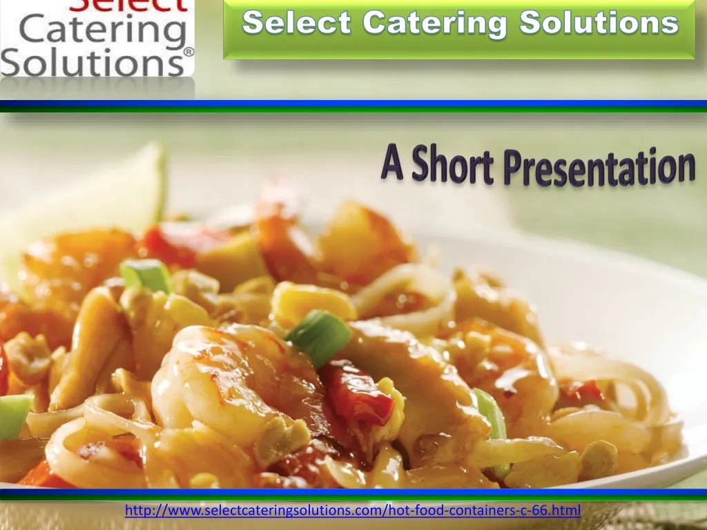 select catering solutions