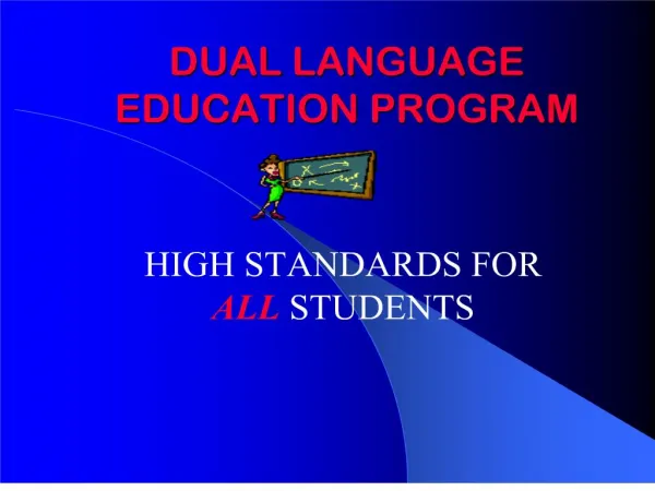 dual language education program