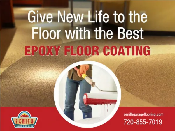 Long Lasting Exterior Epoxy Floor Coating in Denver