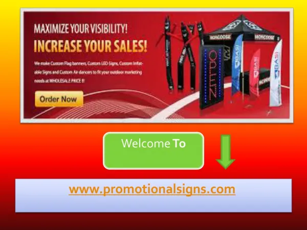 Choose Interactive Custom Flag Banners For Advertisement
