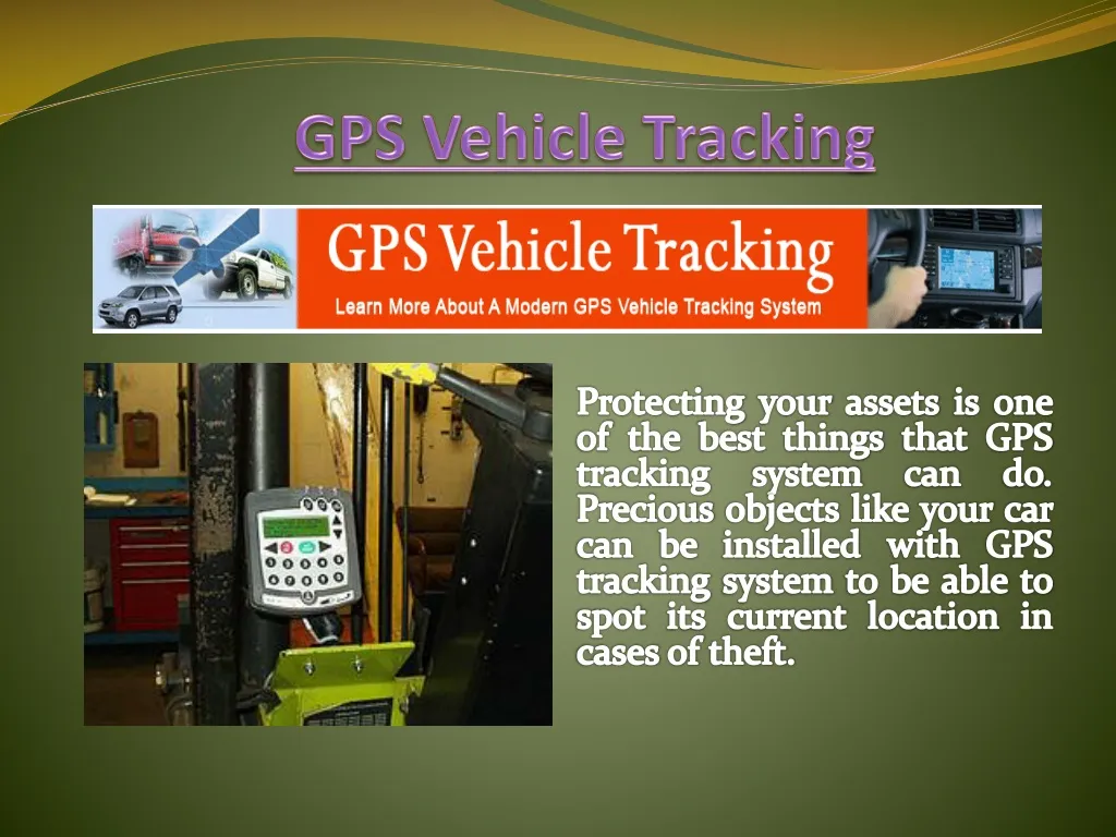 gps vehicle tracking