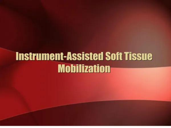 instrument-assisted soft tissue mobilization