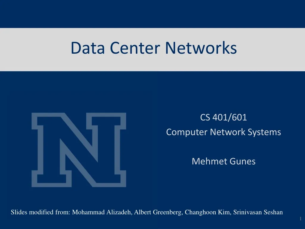 data center networks