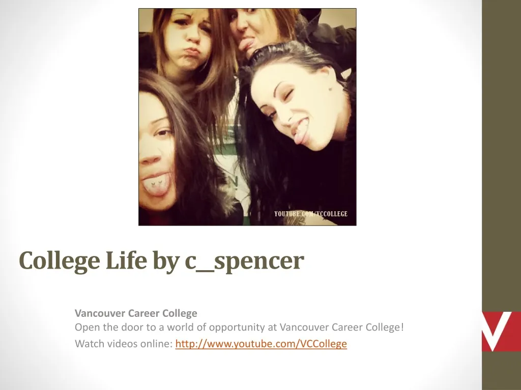 college life by c spencer