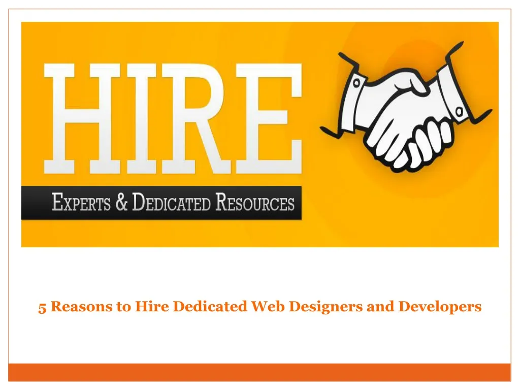 5 reasons to hire dedicated web designers