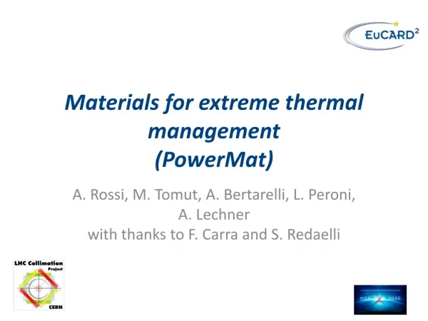 Materials for extreme thermal management ( PowerMat )