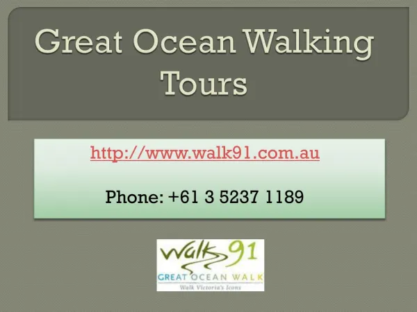 Walk Through Great Ocean Walk