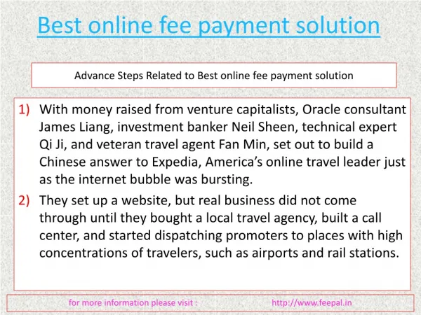 How to submited best online fee payment solutiion