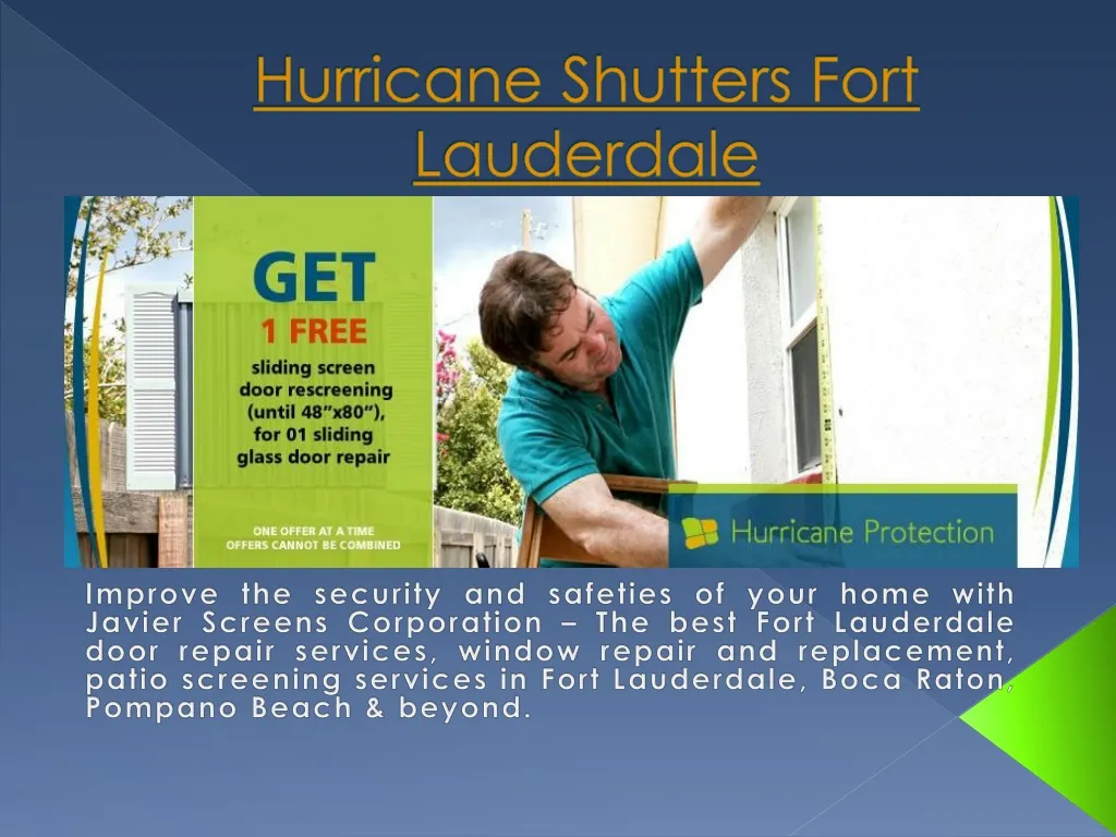 hurricane shutters fort lauderdale
