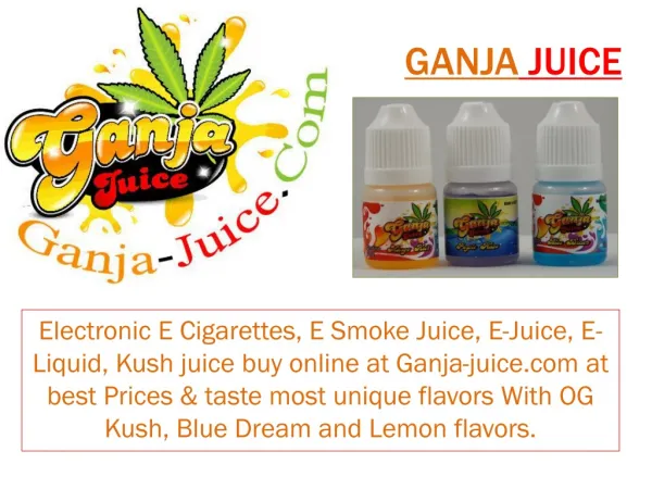 Ganja Juice - Sampler Packs