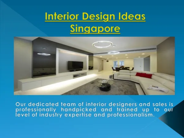 Interior Designers Singapore