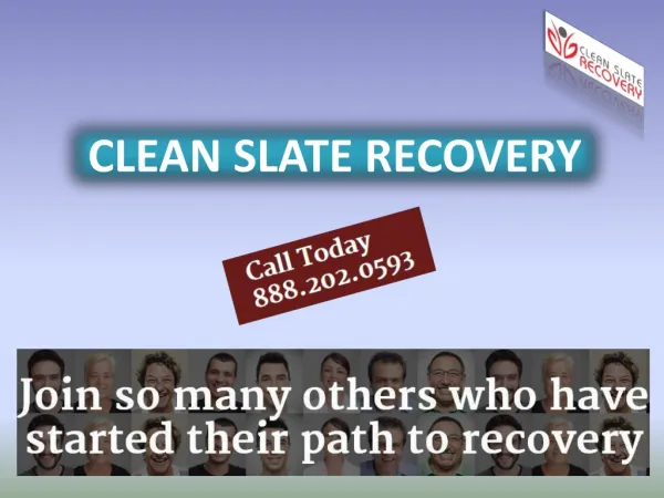 Clean Slate Recovery-Drug addiction treatment in Florida
