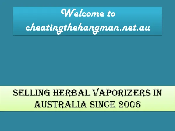 Herbal vaporizer