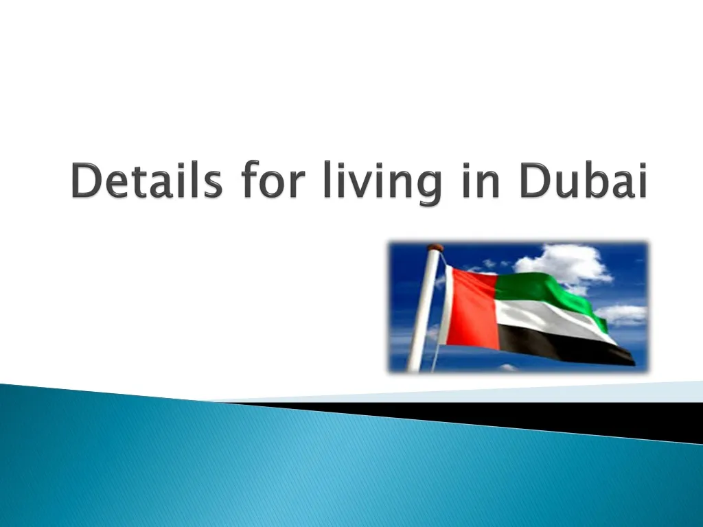 details for living in dubai