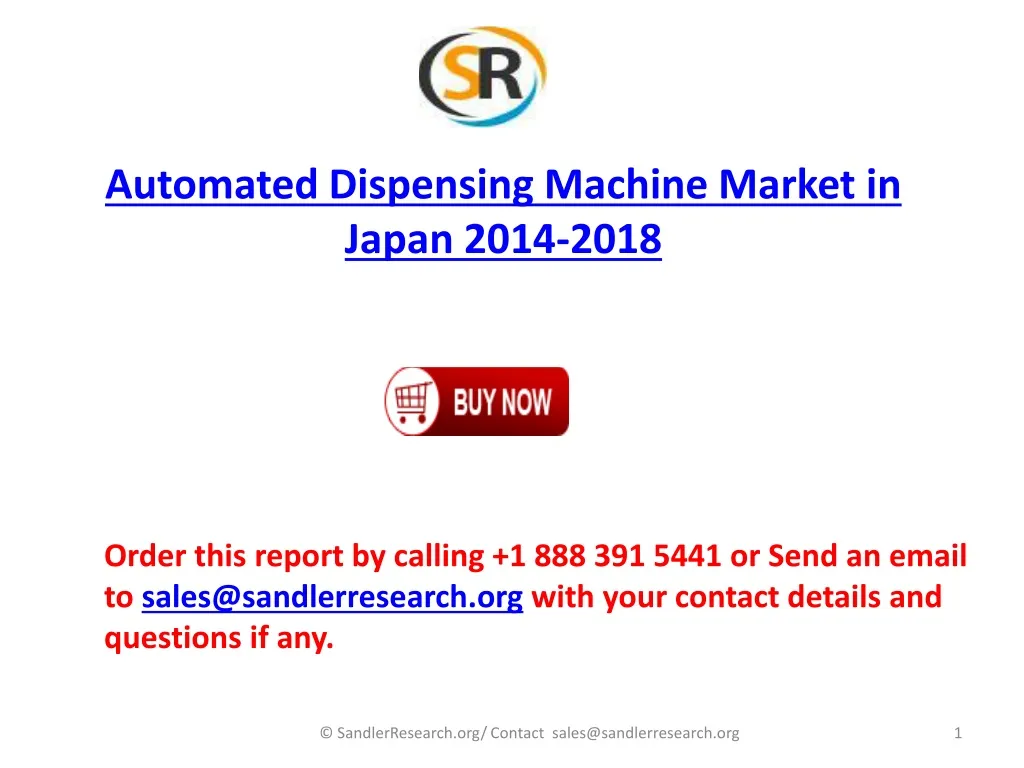 automated dispensing machine market in japan 2014 2018