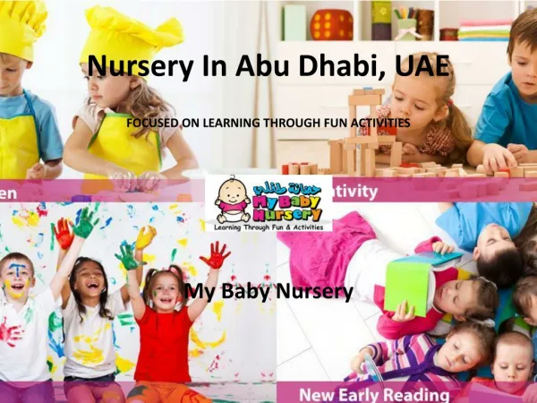 The Leading Nursery in Abu Dhabi UAE