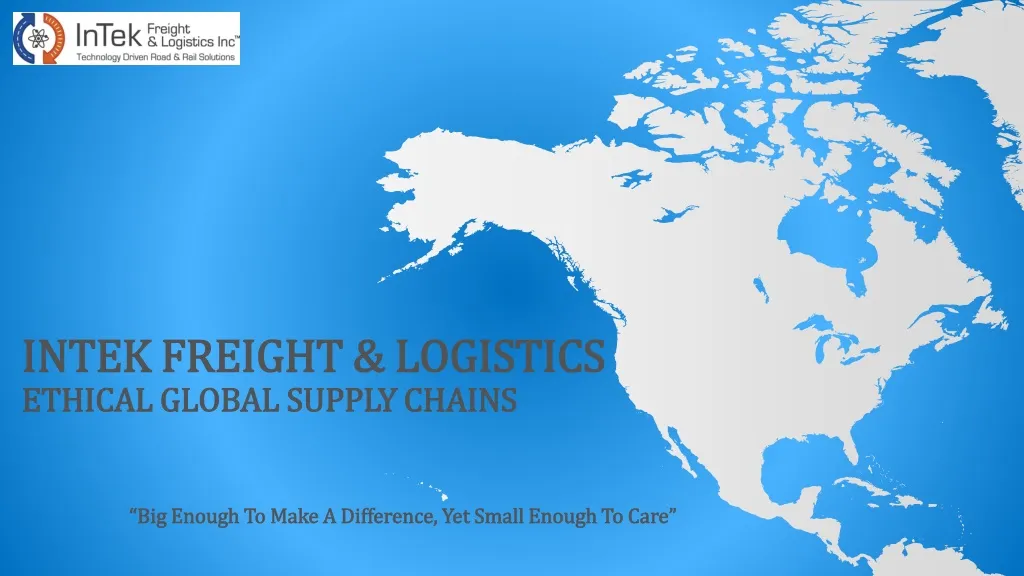 intek freight logistics ethical global supply chains