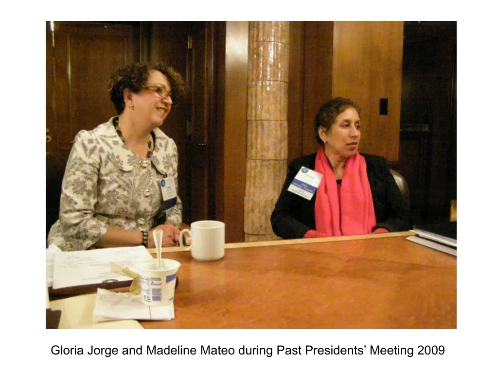 gloria jorge and madeline mateo during past