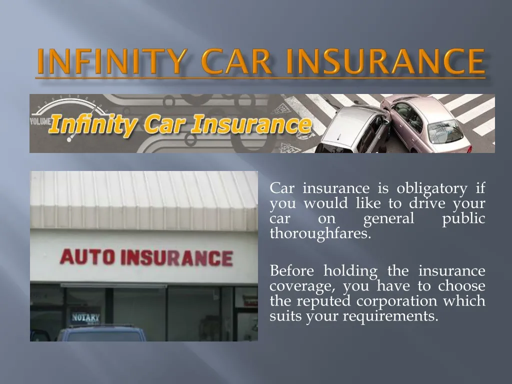infinity car insurance