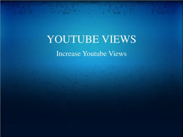 more youtube views