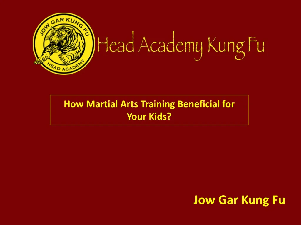 how martial arts training beneficial for your kids