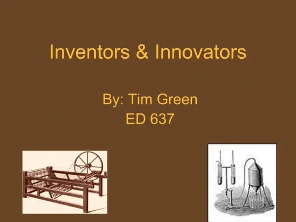 Inventors Innovators